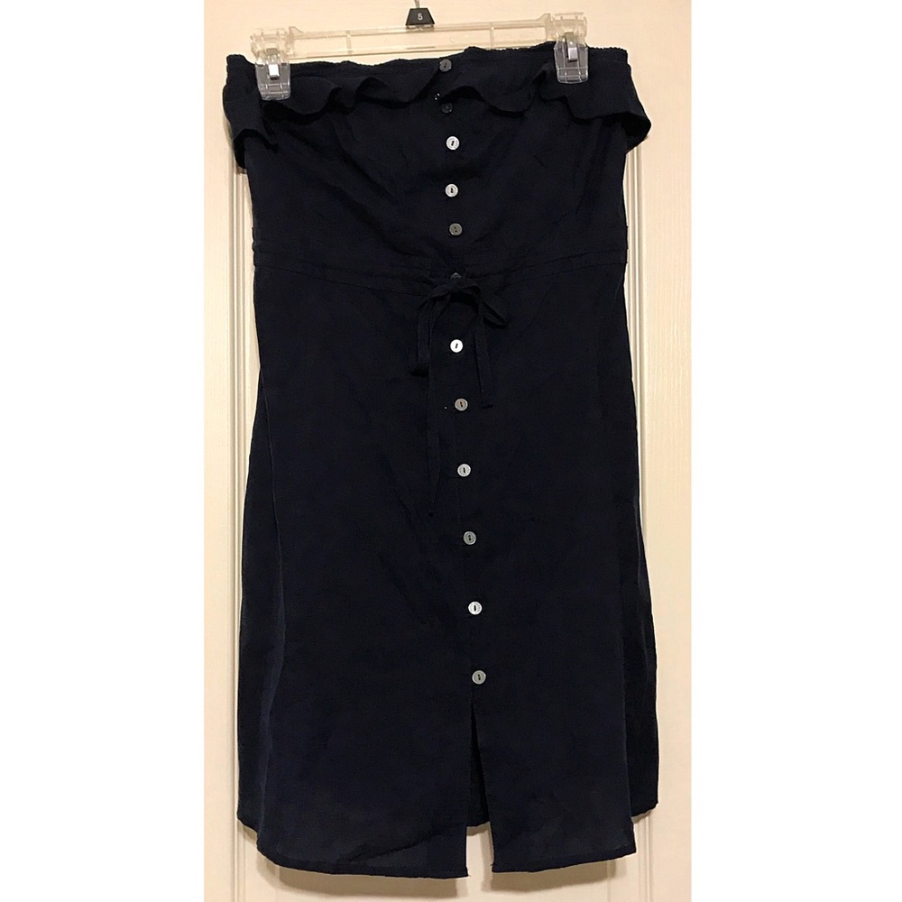 Juicy Couture Strapless Button up dress